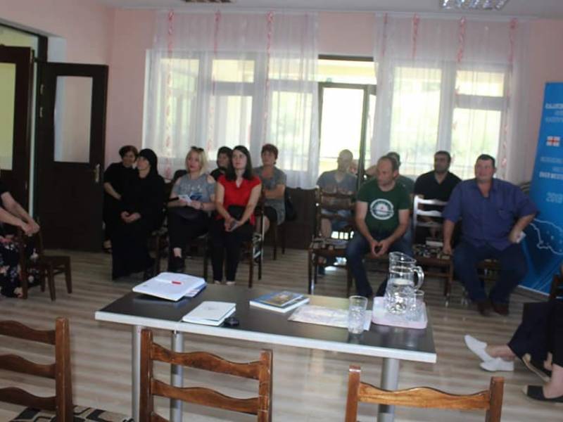 სოფელ ქვედა ცაგერის მოსახლეობასთან საინფორმაციო შეხვედრა გაიმართა